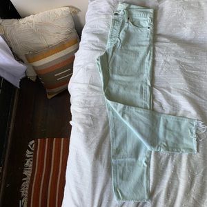 🍬 MINT GREEN High Waist Levi’s Jeans 🍬